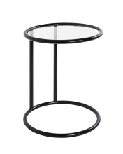 Beistelltisch >64535< in schwarz, Metall,...