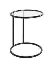 Beistelltisch >64535< in schwarz, Metall,...