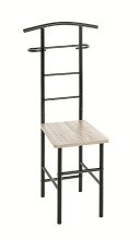 Herrendiener >81550< in eiche San Remo, schwarz,...