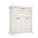 Kommode >Kashmir < in weiß,beige - 123x143,3x48,2cm (BxHxT)