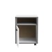 Rollcontainer >KEFLAVIK< in weiß, anthrazit - 49,8x64,6x52,2cm (BxHxT)
