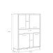 Highboard >Trondheim < in Klarglas - 120,4x161x41,5cm (BxHxT)