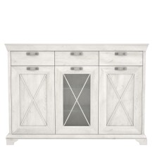 Vitrine >Kashmir < in Klarglas - 177,7x127,7x48,3cm (BxHxT)