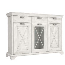 Vitrine >Kashmir < in Klarglas - 177,7x127,7x48,3cm (BxHxT)