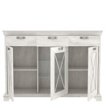 Vitrine >Kashmir < in Klarglas - 177,7x127,7x48,3cm (BxHxT)