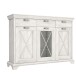 Vitrine >Kashmir < in Klarglas - 177,7x127,7x48,3cm (BxHxT)