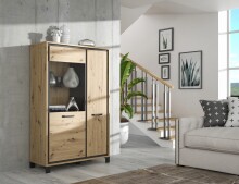 Highboard >Trondheim < in Klarglas -...