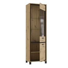 Vitrine >Trondheim< in Klarglas - 64,4x209x41,5cm (BxHxT)