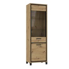 Vitrine >Trondheim< in Klarglas - 64,4x209x41,5cm (BxHxT)