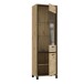 Vitrine >Trondheim< in Klarglas - 64,4x209x41,5cm (BxHxT)