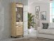 Vitrine >Trondheim< in Klarglas - 64,4x209x41,5cm (BxHxT)