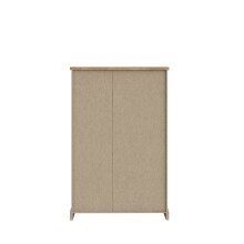 Highboard >Kaszimiro< in braun,schwarz - 103,4x160,2x52cm (BxHxT)