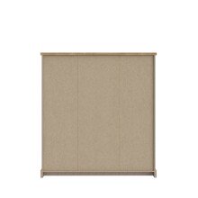 Highboard >Kaszimiro< in braun,schwarz - 148,4x160,2x52cm (BxHxT)