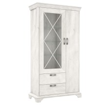 Vitrine >Kashmir < in Klarglas - 113x210,3x48,3cm (BxHxT)