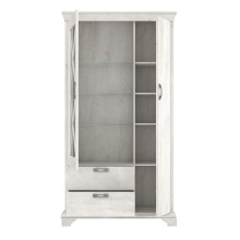 Vitrine >Kashmir < in Klarglas - 113x210,3x48,3cm (BxHxT)