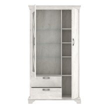 Vitrine >Kashmir < in Klarglas - 113x210,3x48,3cm (BxHxT)