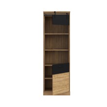Vitrine >Kaszimiro< in Klarglas - 63,4x198,6x52cm (BxHxT)