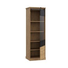 Vitrine >Kaszimiro< in Klarglas - 63,4x198,6x52cm (BxHxT)