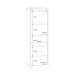 Vitrine >Kaszimiro< in Klarglas - 63,4x198,6x52cm (BxHxT)
