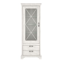 Vitrine >Kashmir < in Klarglas - 78x210,3x48,2cm (BxHxT)