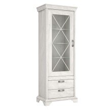 Vitrine >Kashmir < in Klarglas - 78x210,3x48,2cm (BxHxT)
