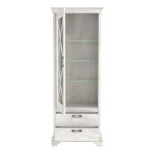 Vitrine >Kashmir < in Klarglas - 78x210,3x48,2cm (BxHxT)