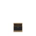 Nachtkommode >Kaszimiro< in braun,schwarz - 48,5x48,2x43,1cm (BxHxT)