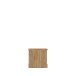 Nachtkommode >Kaszimiro< in braun,schwarz - 48,5x48,2x43,1cm (BxHxT)