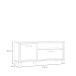 TV-Board >Trondheim< in schwarz,braun - 131,4x58,9x41,5cm (BxHxT)