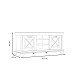 TV-Board >Kashmir < in weiß,beige - 147,4x66,3x48,2cm (BxHxT)