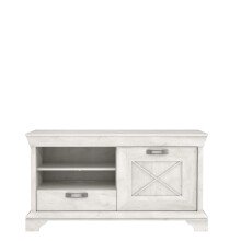 TV-Board >Kashmir< in weiß,beige - 122,7x66,6x48,2cm (BxHxT)