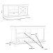 TV-Board >Kashmir< in weiß,beige - 122,7x66,6x48,2cm (BxHxT)