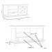 TV-Board >Kashmir< in weiß,beige - 122,7x66,6x48,2cm (BxHxT)