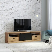 TV-Board >Kaszimiro< in braun,schwarz -...