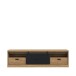 TV-Board >Kaszimiro< in braun,schwarz - 203,1x56,2x52cm (BxHxT)