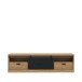 TV-Board >Kaszimiro< in braun,schwarz - 203,1x56,2x52cm (BxHxT)