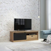TV-Board >Kaszimiro< in braun,schwarz -...