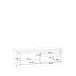 TV-Board >Kaszimiro< in braun,schwarz - 163,1x56,2x52cm (BxHxT)