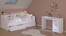 Jugendzimmer-Set >Sleep 46< in Weiss