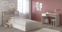 Jugendzimmer-Set >Charly 11< in Akazie / Weiss