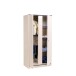 Jugendzimmer-Set >Smoozy 28a Blau< in Kiefer Weiss (Nachbildung)
