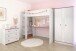 Jugendzimmer-Set >Smoozy 28a Blau< in Kiefer Weiss (Nachbildung)