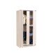 Jugendzimmer-Set >Smoozy 28a Blau< in Kiefer Weiss (Nachbildung)