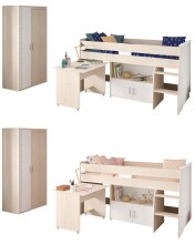 Jugendzimmer-Set >Charly 5< in Akazie