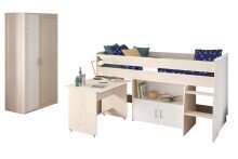 Jugendzimmer-Set >Charly 5< in Akazie