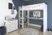 Jugendzimmer-Set >Smoozy 29 Blau / Pink< in Kiefer Weiss (Nachbildung)