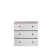 Jugendzimmer-Set >Smoozy 29 Blau / Pink< in Kiefer Weiss (Nachbildung)