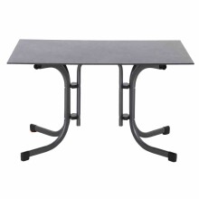 Gartentisch >Sola< in anthrazit, dark stone - 120x70x80 (BxHxT)