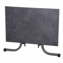 Gartentisch >Sola< in anthrazit, dark stone - 120x70x80 (BxHxT)