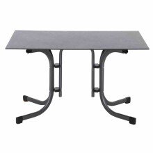 Gartentisch >Sola< in anthrazit, dark stone - 120x70x80 (BxHxT)